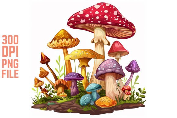 Download Enchanted Mushrooms Clipart - Premium Resources