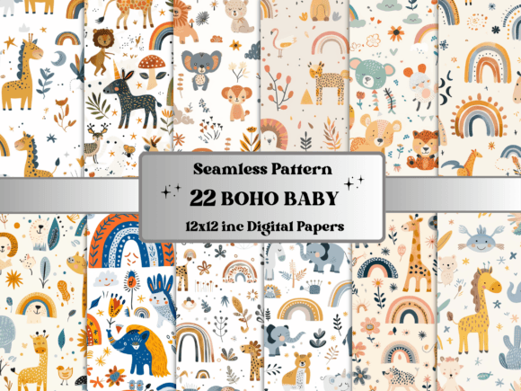 Download Seamless Boho Doodle Pattern Paper - Doodle Collection