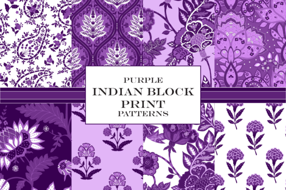 Download Purple Bohemian Patterns Indian Style - Purple Collection