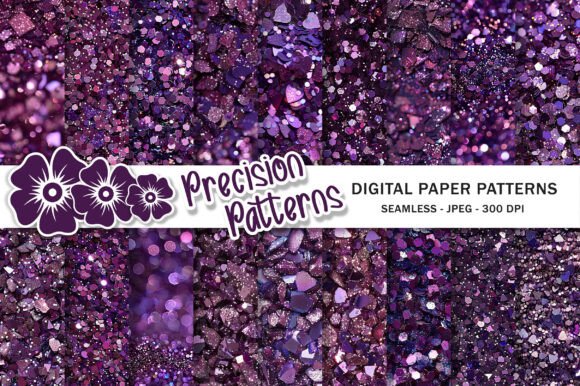 Download Luxury Purple Glitter Seamless Textures - Purple Collection