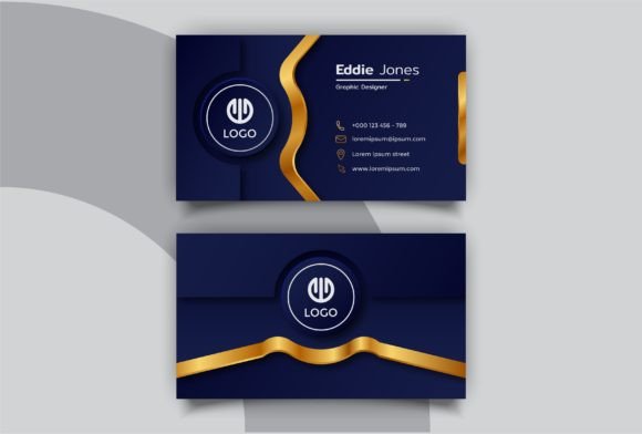 Download Luxury Golden Business Card Design - Premium Resources