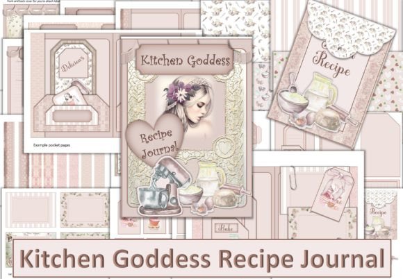 Download Printable Recipe Journal Kit JPEG &amp; PDF - Jpeg Collection