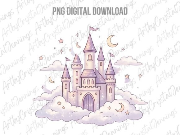 Download Coquette Pastel Magic Castle PNG - Pastel magic Collection